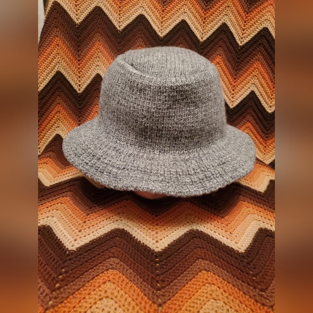 Norsewear Pure New Wool Unisex Grey Bucket Hat Made in New Zealand